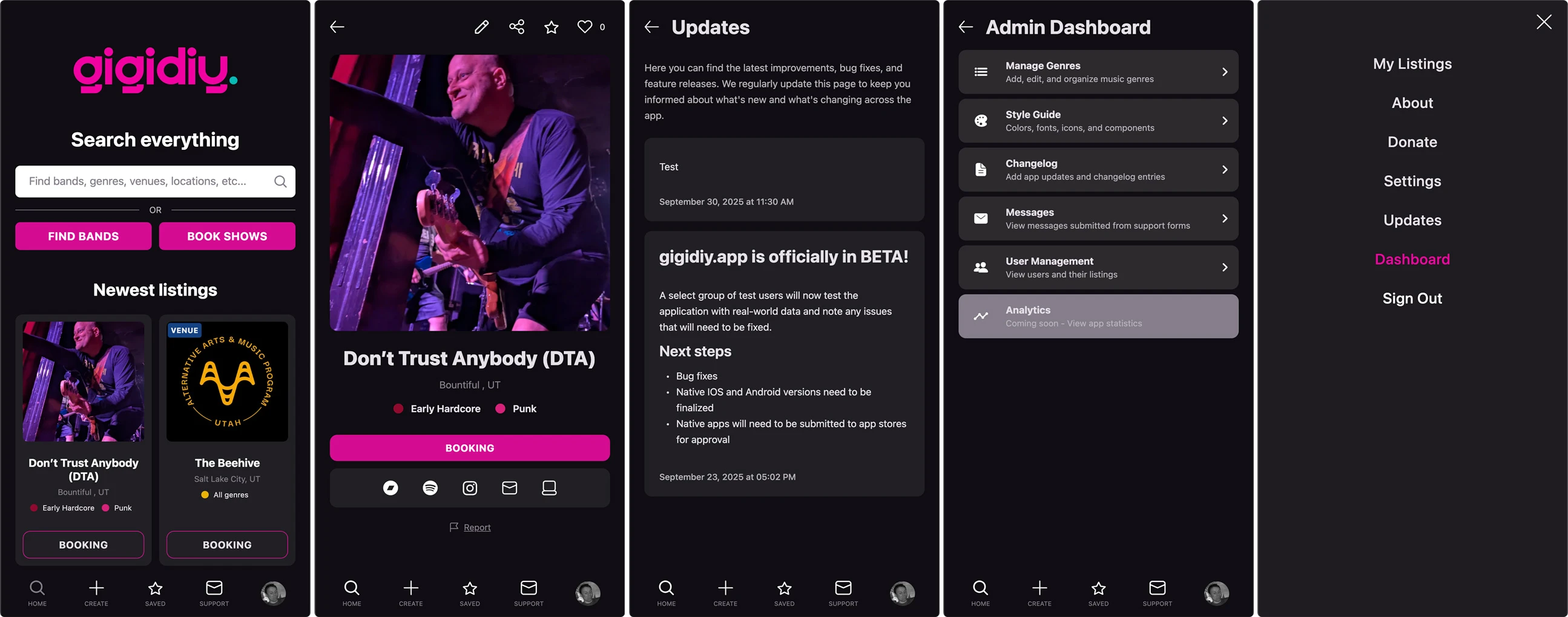 gigidiy.app screen shots