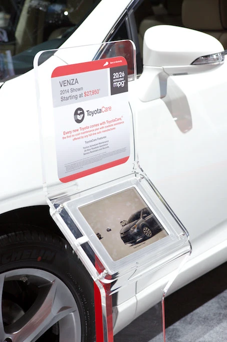 Toyota Wheelstand in front of a vehicle  